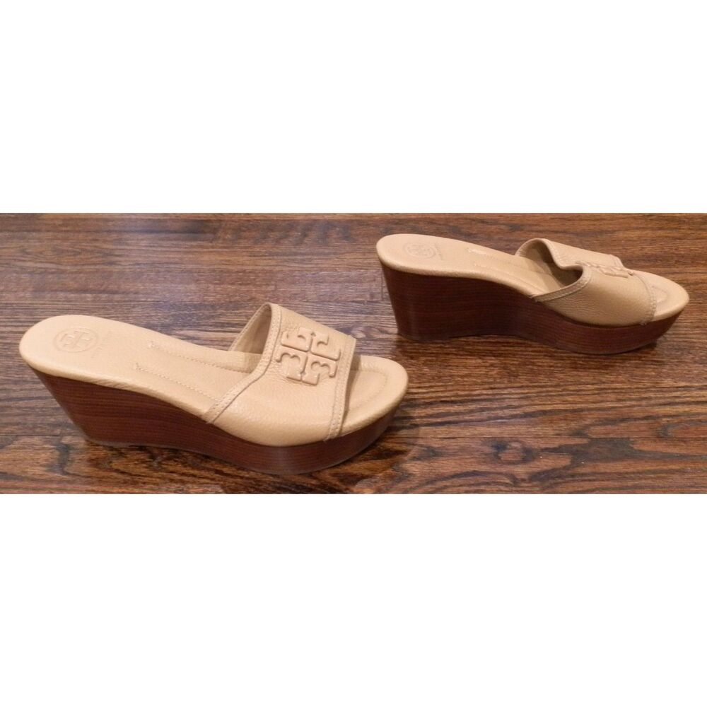 Tory Burch Platform Sandals Shoes Women's Size 8.5 - Picture 3 of 5